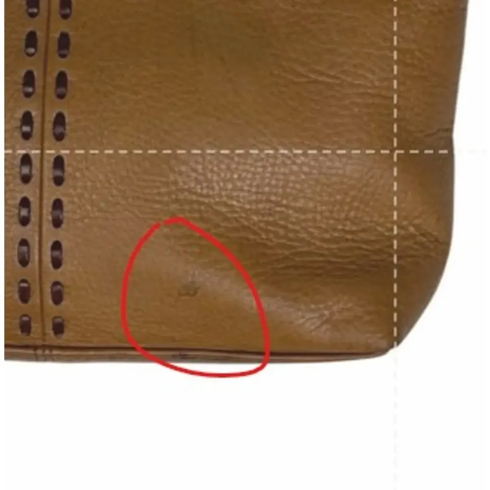 Fossil Light Brown Pebbled Leather Mini Satchel Bag Handbag